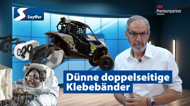 Dünne doppelseitige Klebebänder – wenn’s auf Millimeter ankommt