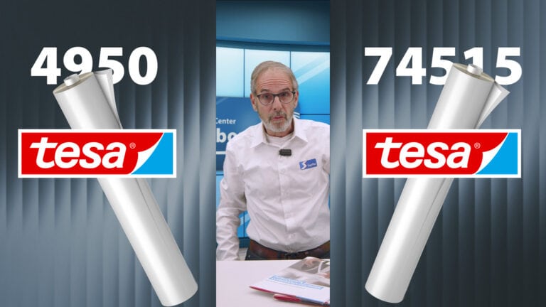 LSE-Oberflächen sicher verkleben | tesa 4950 & tesa 74515