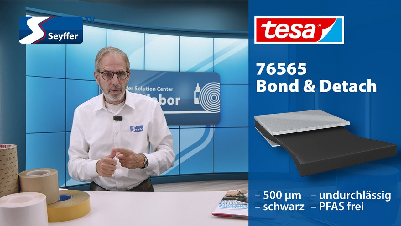 Tesa 76565 Bond & Detach – Temporär kleben. Sauber lösen. Präzise arbeiten.