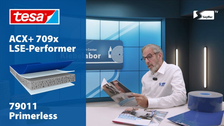 tesa ACXplus 709x & 79011 Primerless – Hochleistungsverklebung für Metall, Fassaden und LSE-Kunststoffe