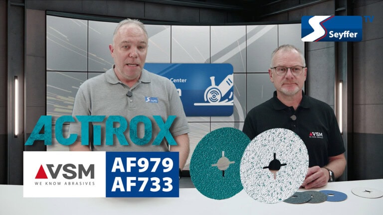 Zwei neue ACTIROX-Schleifscheiben im Praxiseinsatz